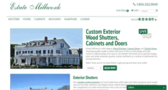Desktop Screenshot of estatemillwork.com